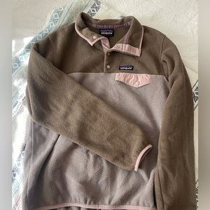 patagonia sweater discontinued colors- light brown- dark brown and pink